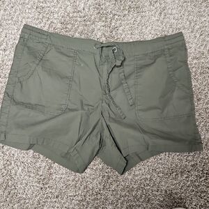 Olive Green Women's Casual Shorts